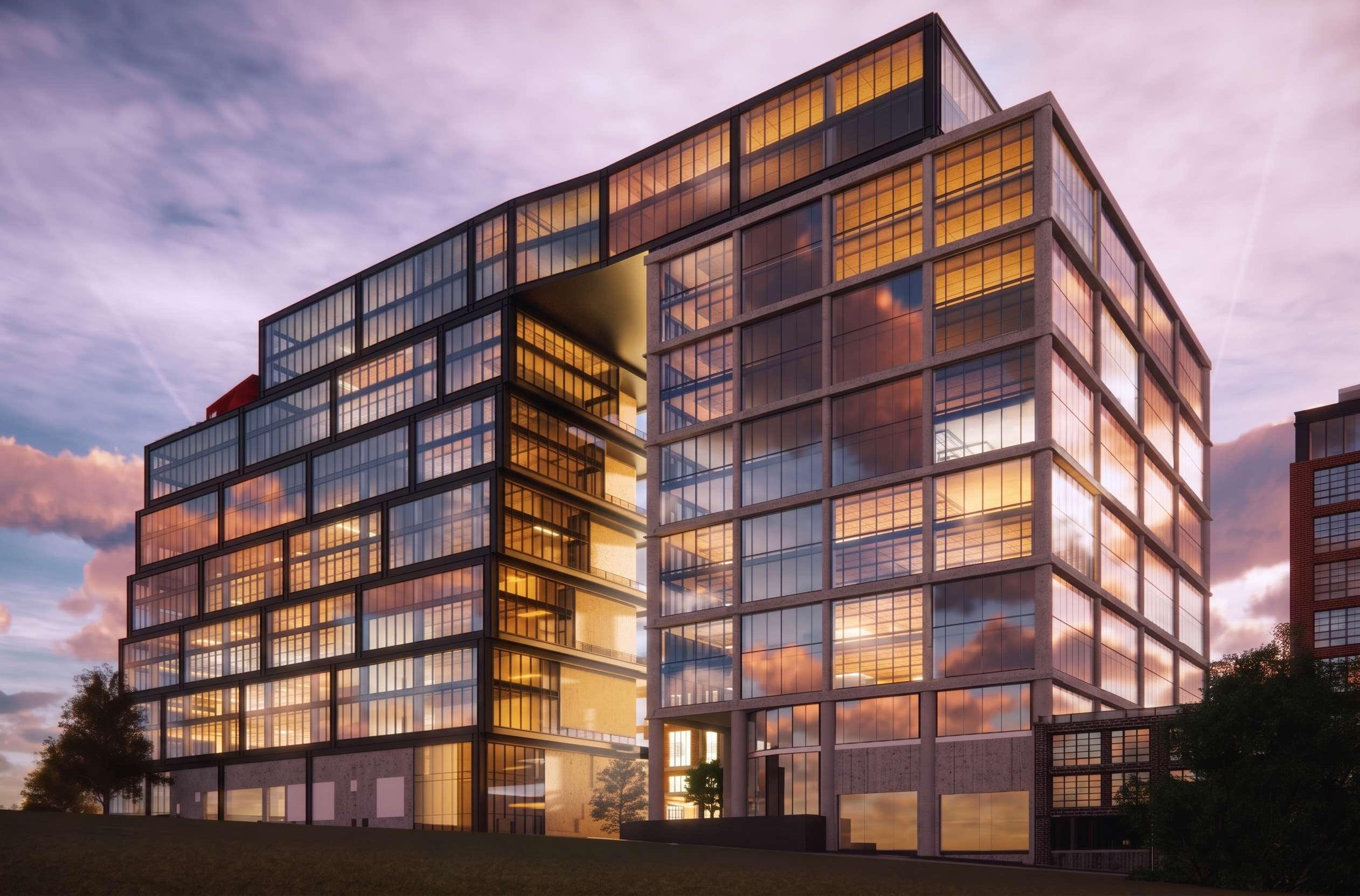 Block 3 north elevation