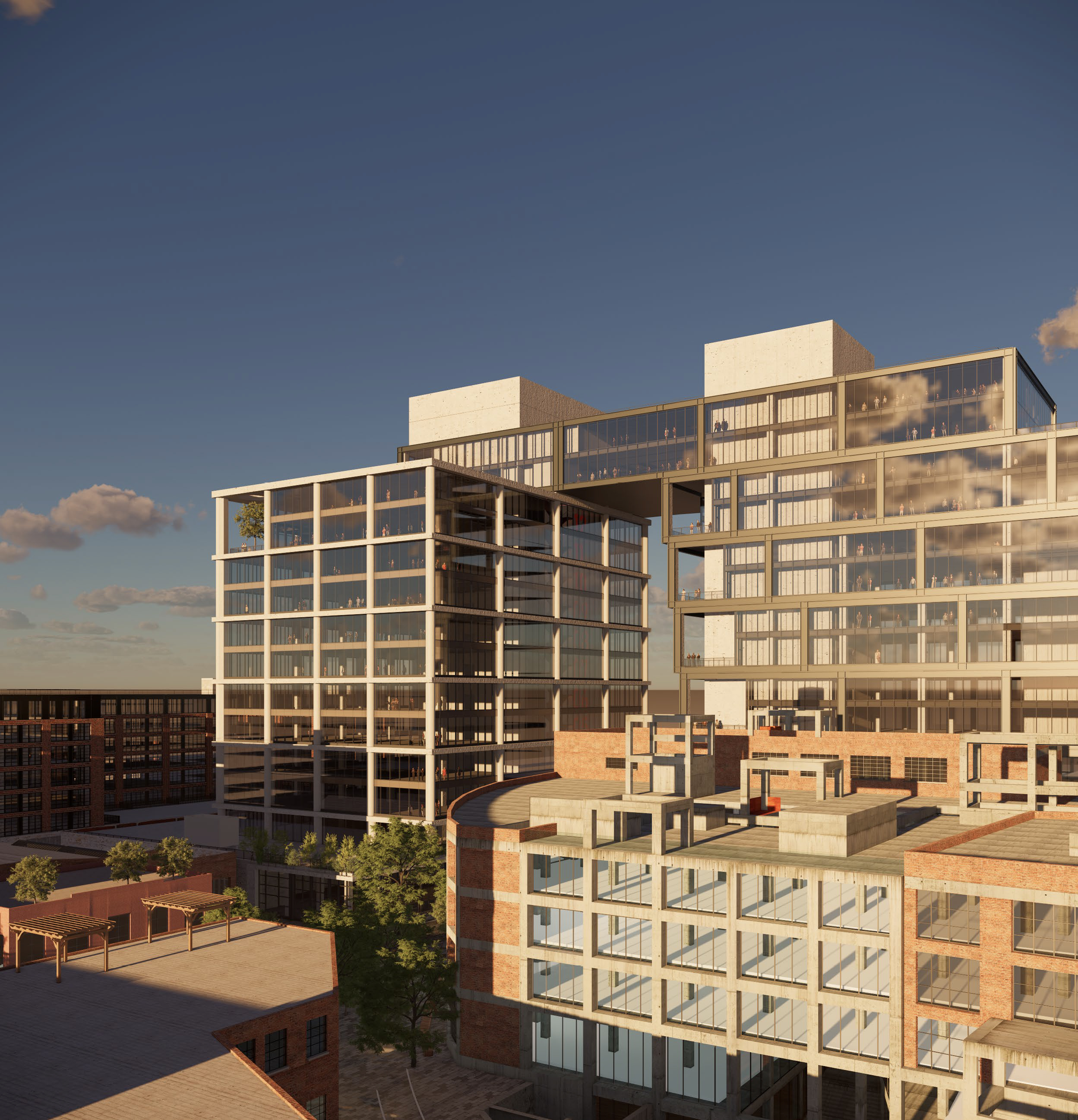 Block 3 aerial rendering