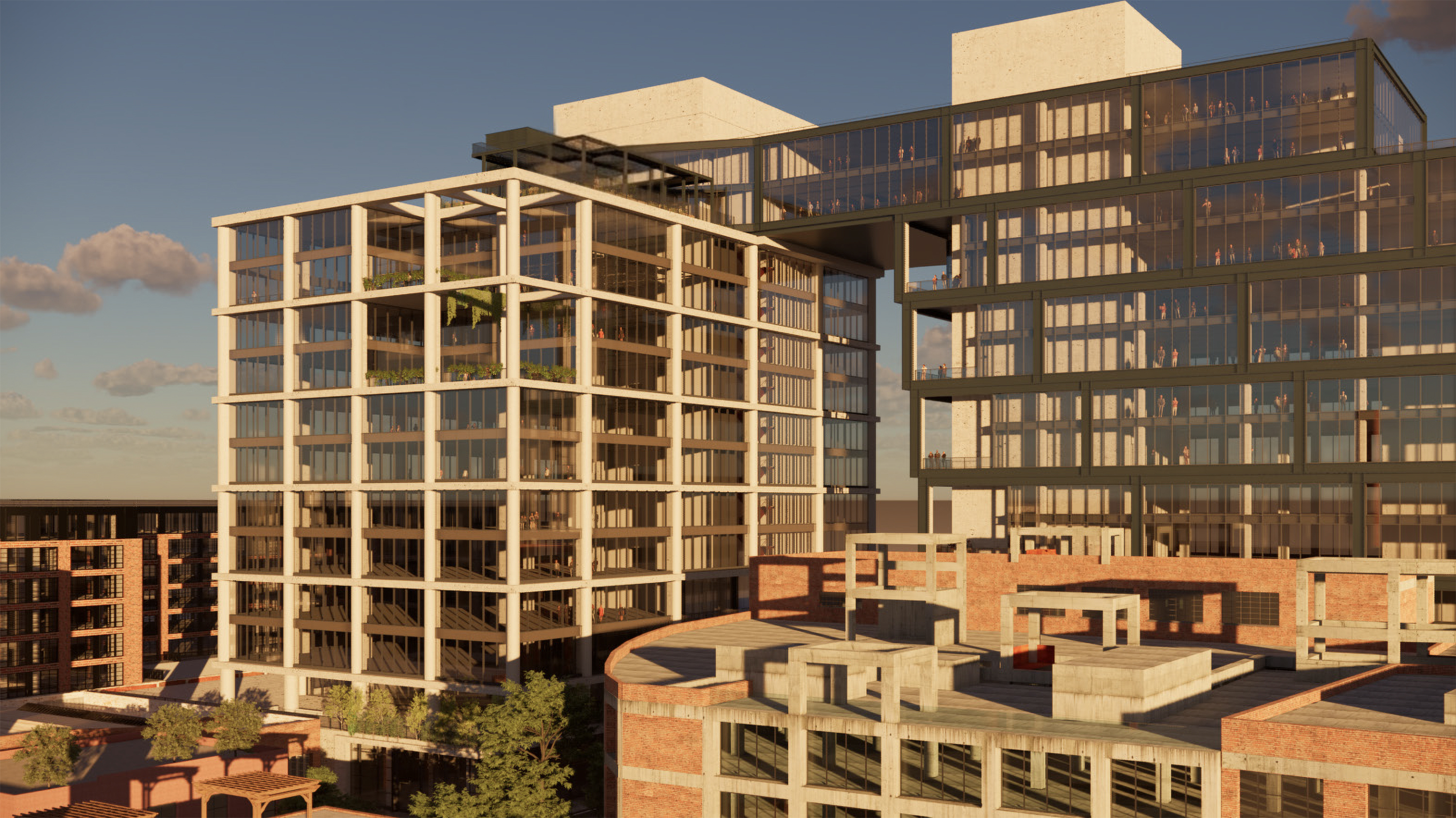 Block 3 Office tower rendering